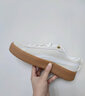 彪马（PUMA）【厚底鞋】复古增高松糕鞋女低帮休闲鞋 PLATFORM 366928 米白色-金色-04 40 实拍图