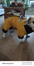 超可耐狗衣服冬季四脚棉衣加厚保暖防风耐寒狗狗衣服柴犬2025多功能棉衣 橙色 3XL码（胸围58背长47cm） 实拍图