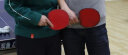 DHS红双喜 乒乓球拍胶皮 新PF4小狂飙3粘性套胶 黑色 厚 实拍图