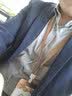 POWO衬衫男士长袖秋季正装修身衣服灰色免烫商务休闲青年韩版衬衣 白色 40 码（适合120-135斤） 实拍图