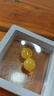 炫夏附证书天然原矿蜜蜡珠子散珠圆珠琥珀鸡油黄白花蜜手串金刚配珠 蜜蜡珠子单颗约12mm（附证书） 实拍图