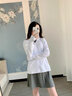 Simboo防晒衣男女户外钓鱼防晒服夏季冰丝防紫外线轻薄皮肤风衣防晒服 7010白色女（帽檐不可拆） 3XL 实拍图