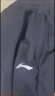 李宁卫裤运动裤男直筒春秋休闲裤宽松跑步健身黑色针织裤 黑色 XL  晒单实拍图