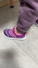 ABC KIDS毛毛虫童鞋秋冬男女童鞋轻便软底中小童宝宝鞋一脚蹬休闲运动鞋潮 玫红/紫（冬季） 31 码适合脚长约18cm 实拍图