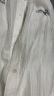 CHUU蝴蝶结字母刺绣衬衫女2024夏季新款系带开叉宽松长袖衬衣上衣 米白色 均码 晒单实拍图