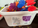 弥鹿（MiDeer）儿童积木拼装手工diy拼插玩具男孩女孩礼物透彩雪花片--500pcs儿童节礼物 实拍图