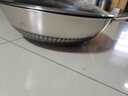 五江 WUJO 三层复合钛炒锅蓝钻钛锅聚能炒菜锅耐磨防刮电磁炉 WJ-P119C（蚀刻款） 32cm 实拍图
