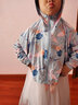 ibaby沙滩防晒衣 夏季女男童外套防晒服轻薄防紫外线亲子印花防晒C【 【儿童防晒】繁花莺语（120码） 实拍图