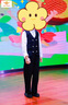 GOKU男童西套装秋季钢琴演出主持人西服儿童合唱服高端周岁男宝宝礼服 黑色马甲+裤子+衬衫+领结胸花 120 （建议体重37-43斤） 实拍图