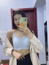 莫代尔超薄冰丝无痕内衣女夏季薄款小胸聚拢胸罩吊带美背运动背心式文胸 浅蓝色【轻薄透气 夏日必备】 M 【推荐80-100斤】 实拍图