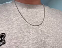 QMXD项链男潮轻奢小众高级感男士锁骨链百搭细款蛇骨链子配饰颈链 实拍图