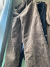 无印良品（MUJI）女式 弹力灯芯绒宽版裤 休闲阔腿长裤子秋冬款 BEE07C2A 中灰色 M 160/66A 实拍图