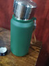 富光保温杯316内胆男女士水杯高颜值保温保冷杯提手便携户外水杯子 绿色 600ml 实拍图