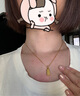六福珠宝足金肖邦链黄金女款项链素链 计价 B01TBGN0008 43cm-4.42克(含工费234元) 实拍图
