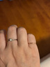 周六福（ZLF）情人节礼物  18K金戒指女款彩金玫瑰金尾戒素圈戒指 8号 实拍图
