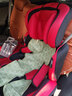 艾星 儿童汽车安全座椅加强防护宝宝安全座椅ISOFIX  9个月-12岁 红色+ISOFIX带 实拍图