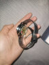 艾浪日月星辰七针机械手表新款多功能男士自动机械表时尚潮流防水腕表 白面银壳棕皮带 实拍图