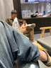 马登男鞋真皮工装鞋潮流百搭美式复古休闲鞋短脸大头皮鞋 沙色  马登工装 39 (245mm) 实拍图