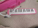 奇美品牌口风琴37/32键小学生专用儿童初中生初学者课堂乐器dhs口吹琴 37键粉色【1套吹管组+教材】 实拍图