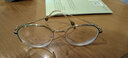 瑞玻尔防蓝光辐射近视眼镜框女韩版潮可配有度数电脑护眼睛男 银色 防蓝光平光镜 实拍图