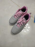 轩途诗女鞋透气网面板鞋女士鞋韩版百搭透气学生跑步休闲鞋女运动鞋子 灰粉皮面 40 实拍图