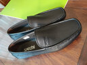 沙驰（SATCHI）鹿皮皮鞋男鞋夏季商务休闲鞋男士驾车鞋软皮软底舒适透气鞋豆豆鞋 黑色21822013Z 40 欧码偏大一码 实拍图