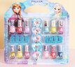 迪士尼爱莎公主儿童化妆品甜美无味可撕可剥易卸小女孩生日礼物套装玩具 【冰雪款】12瓶指甲油套装 实拍图