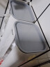 dehub塑料袋收纳盒厨房壁挂抽取式整理盒大容量免打孔无痕垃圾袋收纳盒 白色2个（免打孔大容量） 实拍图