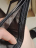 稻草人男士短款头层牛皮钱包商务皮夹休闲多卡位大容量卡包软皮小零钱包 30939黑色 实拍图