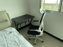 工匠行电脑椅办公椅家用人体工学椅子靠背学生学习书房座椅老板椅电竞椅 乳胶坐垫白框黑网+头枕 实拍图