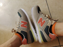 新百伦男鞋官方秋冬透气网面运动鞋子女鞋休闲情侣N字574阿甘复古跑步鞋 574炭灰橘升级版 41 实拍图