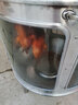 森宇缘（SENYUYUAN）木炭烤鸭炉商用不锈钢烤鸡炉脆皮五花肉 双层加厚燃气烧鹅吊炉 【四面窗】90CM木炭单用款 实拍图