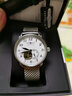 齐博林（Zeppelin）手表男进口德表商务防水皮带钢带镂空自动机械男表十大名表腕表 7666M-1白盘钢带【背透设计】 实拍图