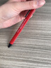 晨光圆珠笔A2中油笔水感顺滑黑蓝色油笔粗头0.7mm办公学生用圆株笔按动式教师红笔3002 蓝色40支 中油笔 实拍图