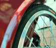 凤凰凤凰中老年脚蹬人力三轮车老人脚踏自行车成人载货两用代步车 筐车红色 实拍图