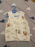童泰（TONGTAI）婴儿马甲秋冬宝宝夹棉衣服儿童外出上衣TS43J191-DS棕色80cm 实拍图