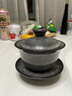 龙泉茶具青瓷三才盖碗茶杯单个泡茶大号手工陶瓷哥窑冰裂功夫茶具家用花茶杯主人杯单个工夫手抓壶工夫 铁胎冰花盖碗 实拍图