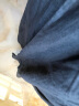 无印良品（MUJI）女式 麻 宽摆裙 半身裙 BEK49C3S 黑色 XL  实拍图