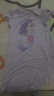 多妙屋女童睡裙春夏儿童莫代尔睡衣女孩短袖裙子宝宝家居服MD014紫色140 晒单实拍图