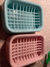 茶花肥皂盒沥水家用便携创意带盖大号皂架塑料洗衣双层双格香皂盒 2个装（1粉1蓝） 实拍图