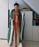 圣洛锋 汉服女原创诃子裙汉服刺绣春夏齐胸古装女襦裙汉元素仙女日常 远山绿色一套六米摆 S 实拍图