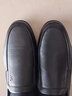 梦特娇（MONTAGUT）男鞋新品商务皮鞋男真皮头层牛皮舒适软底圆头一脚蹬套脚休闲皮鞋 黑色 42 实拍图