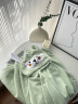 洁丽雅儿童浴巾带帽斗篷新生婴儿洗澡比棉纱布柔软吸水宝宝浴袍 (80*150cm)绿色考拉 实拍图