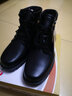 3515强人棉鞋男靴皮毛一体羊毛靴子男户外防寒牛皮靴冬季防滑雪地靴 黑色 38 实拍图