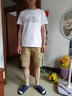择肯夏季薄款工装短裤男士休闲裤宽松五分裤男夏直筒中裤潮流5分马裤 实拍图