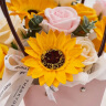 初朵11朵向日葵玫瑰花束香皂花篮鲜同城配中高考毕业礼物生日送女朋友 实拍图