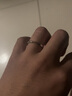 芹娜落落戒指男莫比乌斯情侣戒指女气质食指戒异地恋学生情人节礼物对戒 男款一个 （开口可以调大小） 实拍图
