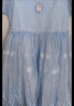 迪士尼（DISNEY）童装女童短袖连衣裙轻薄艾莎公主裙网纱裙子24夏DB221RE18蓝120 晒单实拍图