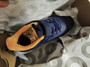 361°儿童运动鞋25冬男女童3-14岁皮面加绒保暖缓震棉鞋 蓝31 实拍图