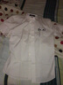 七匹狼长袖衬衫男天丝绵羊毛衬衣男士秋季易打理商务长衬打底衫男装上衣 803(本白) 2XL (180) 实拍图